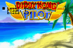 Diddy Kong Pilot (2001 prototype) Title Screen